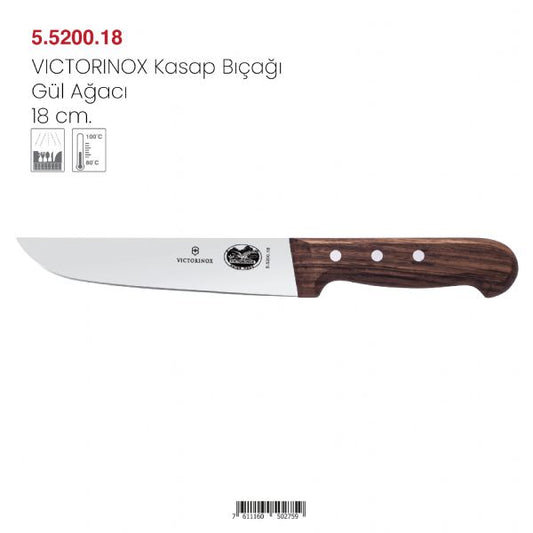 VICTORINOX Kasap Bıçağı Venge Ağacı 18 cm 5.5200.18